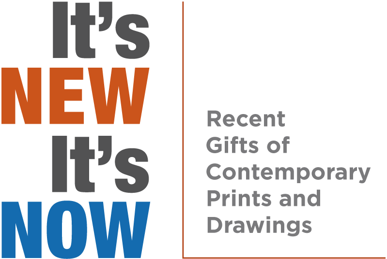 It's New / It's Now: Recent Gifts of Contemporary Prints and Drawings