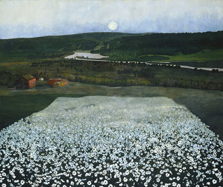 Flower Meadow in the North, Harald Sohlberg , 1905