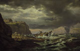 Shipwreck on the Coast of Norway, Johan Christian Dahl, 1832