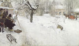 Open-Air Painter, Carl Larsson, 1886