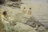 Girls Bathing (In the Open Air), Anders Zorn, 1890