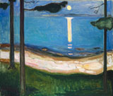 Moonlight, Edvard Munch, 1895