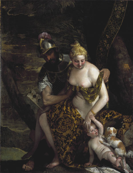 Veronese - Venus, Cupid and Mars