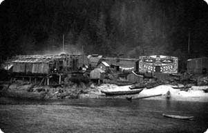 Haida coastal village