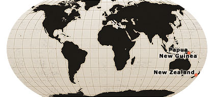 Oceanic World Map