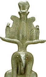 Detail of crown from Thoth