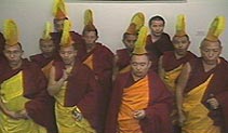 Detail: Monks at the Closing Ceremony