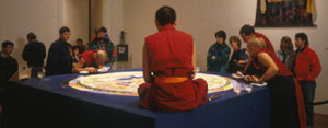 Photo: Monks Working on the Mandala