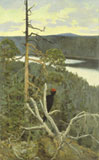 The Great Black Woodpecker, Akseli Gallen-Kallela, 1892-94